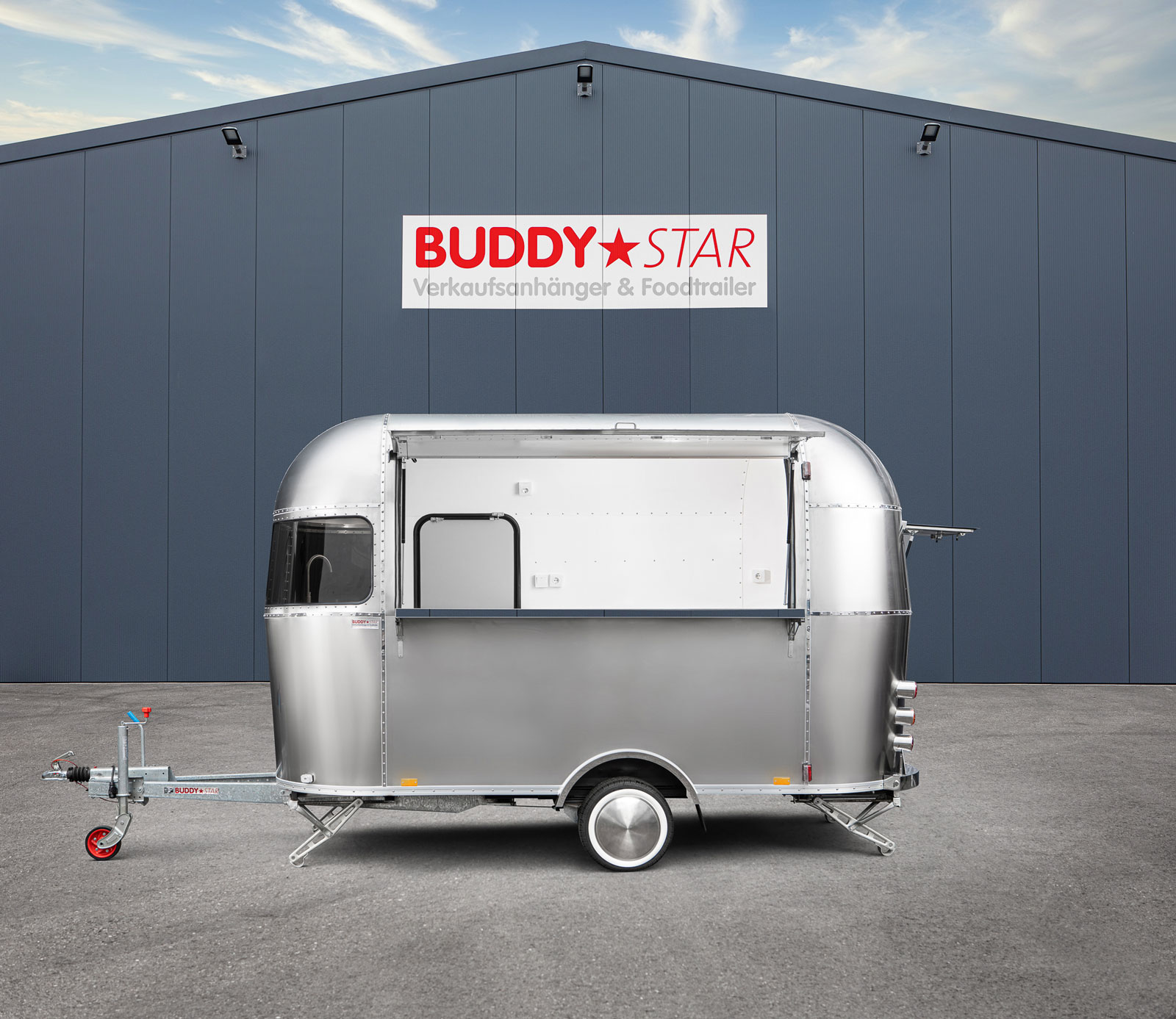 Silver BUDDY☆STAR - Diner, american Foodtrailer große Auswahl