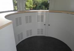 Verkaufsanhänger, rund