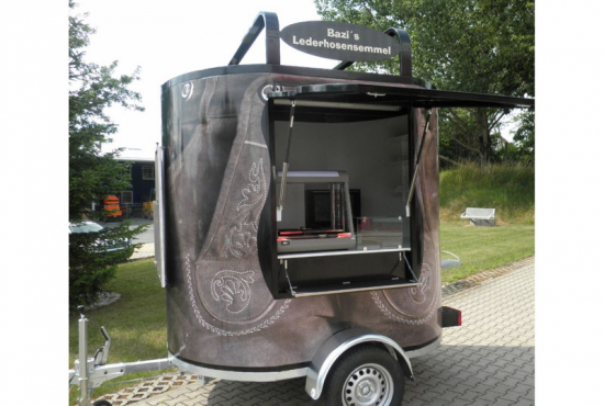 Verkaufsanhänger, Streetfood: Trailer Oval 3800 - shopunits.de