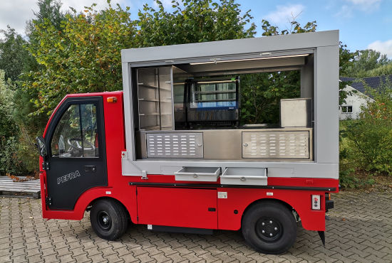 Verkaufwagen, Foodtruck: PEFRA Elektro-Verkaufsfahrzeug (Außensteher) - shopunits.de